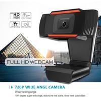 720P Handmatige focus webcam USB-camera met microfoon - thumbnail