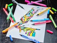 Stabilo pointmax fineliners arty, 42st. - thumbnail