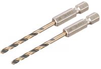 DeWalt Accessoires dt20602-qz | metaalboor | 3 mm | impact black & gold | hex | 2 stuks - dt20602-qz - thumbnail
