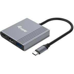 Equip 133488 USB grafische adapter 3840 x 2160 Pixels Zwart, Grijs