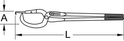 KS Tools 450.0320 NFZ-remveertang, 500 mm