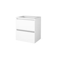 Badmeubelset Aquasplash Salt 60x46 cm Greeploos 2 Lades Met Wastafel Acryl Ice White Aquasplash - thumbnail