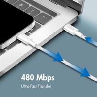 LogiLink USB-C-kabel USB 2.0 USB-C stekker 0.5 m Wit CU0340 - thumbnail