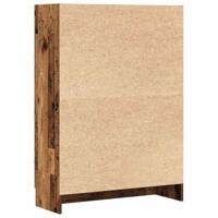 Boekenkast 82,5x30,5x115 cm bewerkt hout oud houtkleurig - thumbnail