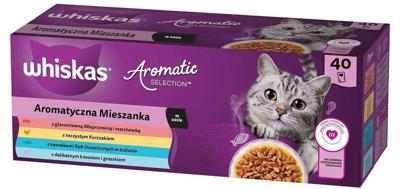 WHISKAS Aromatic selection Mix - nat kattenvoer - 40x85g
