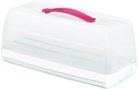 Curver cakedoos rechthoek wit/transp. - thumbnail