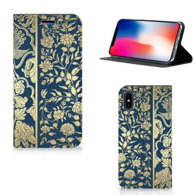 Apple iPhone X | Xs Smart Cover Beige Flowers Apple iPhone X | Xs Smart Cover Beige Flowers