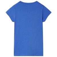 Kindershirt 128 kobaltblauw - thumbnail