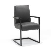 Armstoel Floor Antraciet - Set van 2 - thumbnail