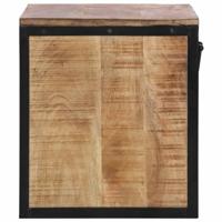 Nachtkastje 40x35x40 cm massief mangohout - thumbnail