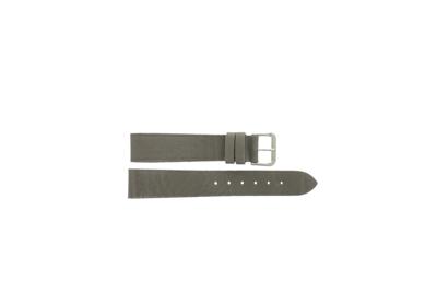 Horlogeband Universeel 1030756.19 Leder Grijs 19mm Horlogeband Universeel 1030756.19 Leder Grijs 19mm