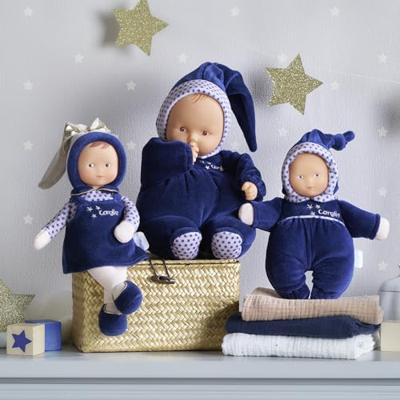 Knuffel Babipouce Marine sterrendroom - COROLLE marineblauw - thumbnail
