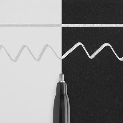 Sakura pen-touch permanentmarker kalligrafie 1.8 mm zilver