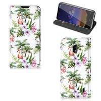 Nokia 2.2 | Hoesje maken | Flamingo Palms - thumbnail