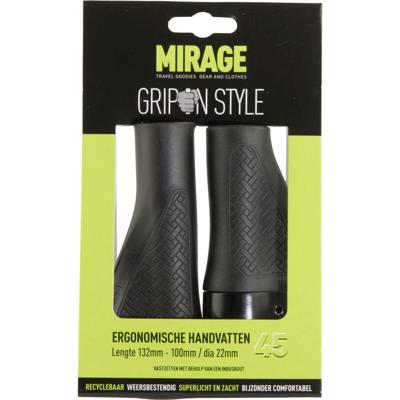 Mirage handvatset grips in style 100/132mm zwart Mirage handvatset grips in style 100/132mm zwart