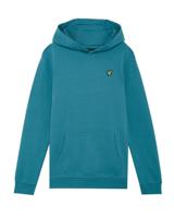 Lyle & Scott winter hoodie jongens - Storm blauw - thumbnail