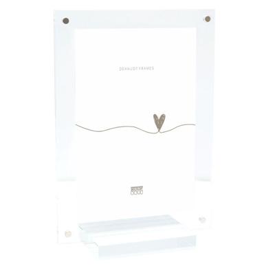 Deknudt Magnetische en transparante fotokader 6mm dik met voet 10x15 S58SC1