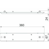 OBO Bettermann 7216415 Montageplaat Metaal 1 stuk(s) - thumbnail