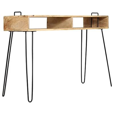 Wandtafel 115x35x76 cm massief mangohout