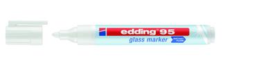 Edding 95 Glasmarker Wit 1.5 mm, 3 mm