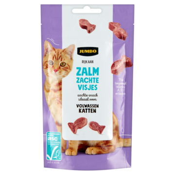 Jumbo Rijk aan Zalm Zachte Visjes 35 g