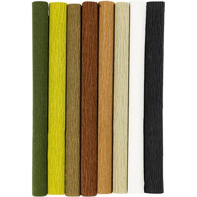 Creativ Company Crepepapier naturel - 8st.