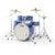 Pearl Export EXX725SNBR/C863 Midnight Blue 5d. drumstel met hardware en bekkenset (standard)