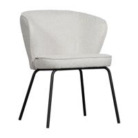 WOOOD Eetkamerstoel 'Admit' Bouclé, kleur Naturel - thumbnail