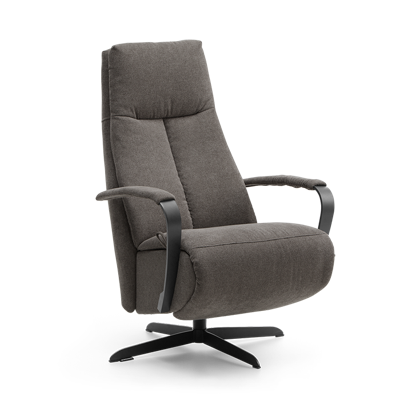 Relaxstoel J-102 Donkerbruin Stof Relaxstoel J-102 Donkerbruin Stof