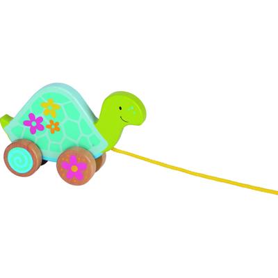 Goki susibelle houten trekdier schildpad