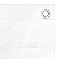 Dekzeil 260 g/m 4x6 m HDPE wit - thumbnail