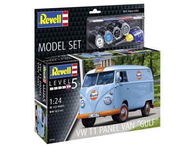 Revell 1/24 VW T1 Gulf Panel Van Model-Set