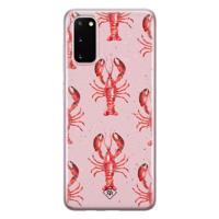 Samsung Galaxy S20 siliconen telefoonhoesje - Lobster all the way - thumbnail