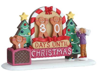 Gingerbread countdown kerstfiguur LEMAX - Lemax Gingerbread countdown kerstfiguur LEMAX - Lemax