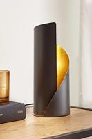 Trio Design nachtkastlampjeFrank zwart met goud - R50161032 - thumbnail