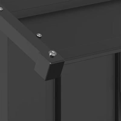 Hondenhok met dak 83x130x85 cm gegalvaniseerd staal Hondenhok met dak 83x130x85 cm gegalvaniseerd staal