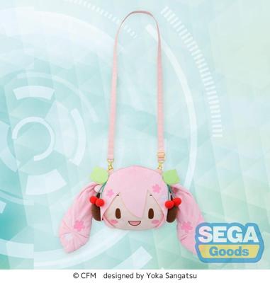 Character Vocal Series 01: Hatsune Miku fuwa petit Shoulder Bag Sakura Miku Face (M)