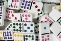 Selecta Tactic domino double nine spel in blik - thumbnail