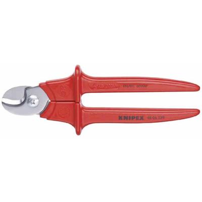 Knipex Kabelschaar benen | Kunststof omspoten | Geïsoleerd | Kunststof gespoten | VDE-getest - 95 06 230 SB