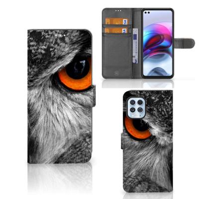 Motorola Moto G100 | Telefoonhoesje | Met pasjeshouder | Uil