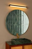 Lucide WANDA - Wandlamp Badkamer - LED - 1x19W 3000K - IP44 - Zwart - thumbnail