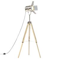 VidaXL Vloerlamp driepoot 140 cm massief mangohout - thumbnail