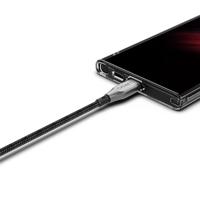 Cygnett Gepantserde USB-C naar USB-C 60W snellaadkabel USB 2.0 (2m, zwart) - thumbnail