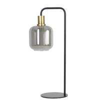 Light & Living BureaulampLekar met smoke glas - 1861784 - thumbnail