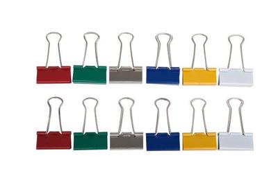 Papierklem maul 213 32mm cap 13mm ass Papierklem maul 213 32mm cap 13mm ass