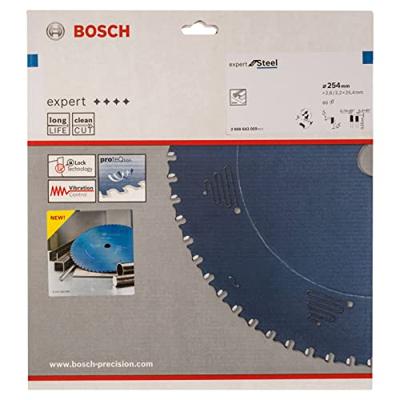 Bosch Accessoires Cirkelzaagblad Expert for Steel 254X2,2X25,4X60T FW - 2608643059