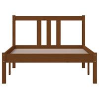 Bedframe massief hout honingbruin 90x200 cm - thumbnail