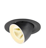 SLV InbouwspotNuminos Gimble M zwart/wit 3000K - 20gr - 1009560 - thumbnail