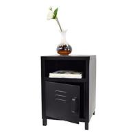 Urban Interiors Nachtkastje 'Mira' 35 x 35cm, kleur Zwart - thumbnail