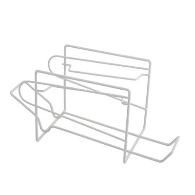 Organiser voor de koelkast Metaltex Wit Aluminium 14 x 33 x 15 cm (6 Onderdelen)